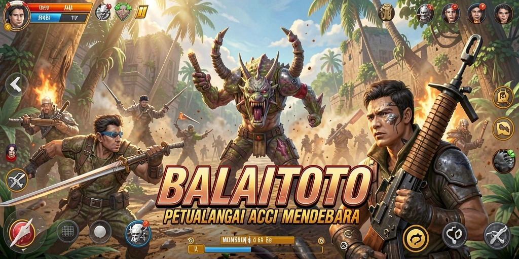 Tampilan screenshot gameplay <strong>BALAITOTO</strong> yang memukau dengan aksi yang mendebarkan.