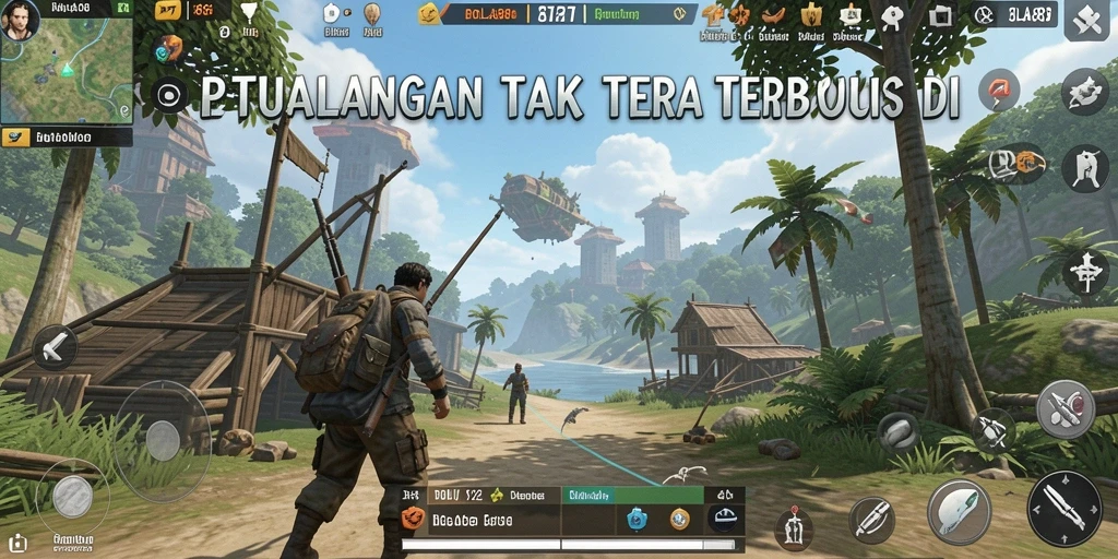 Tampilan gameplay yang mendebarkan di dunia Open World BOLA88.