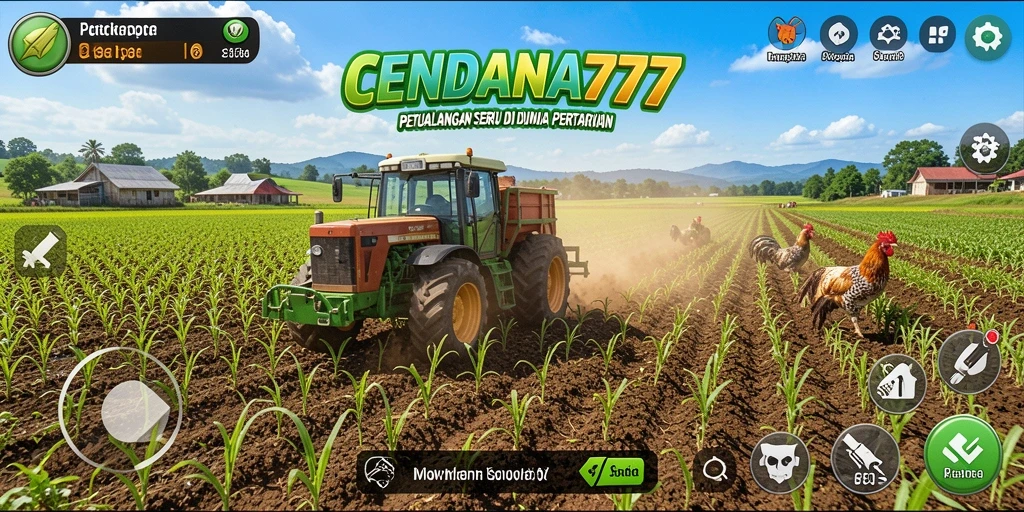 Tampilan action seru saat panen di CENDANA777