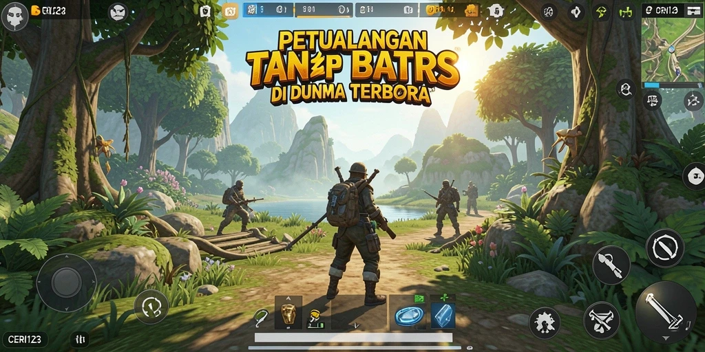Tampilan gameplay yang menarik di dunia Open World CERI123.