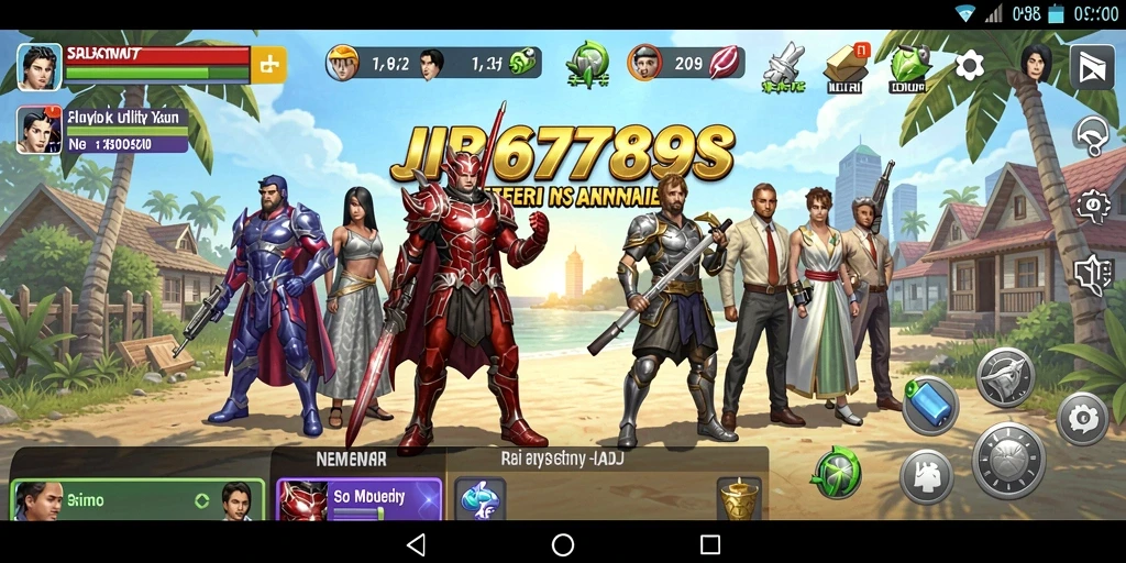 Tampilan screenshot JP6789 menampilkan antarmuka yang sederhana dan fungsional.