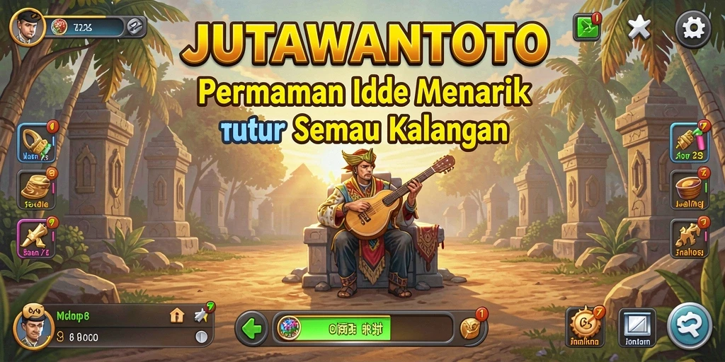 Tampilan gameplay <strong>JUTAWANTOTO</strong> yang memukau dan penuh warna.