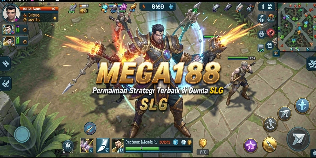 Tampilan gameplay MEGA188 yang menarik dan menantang dalam dunia SLG.