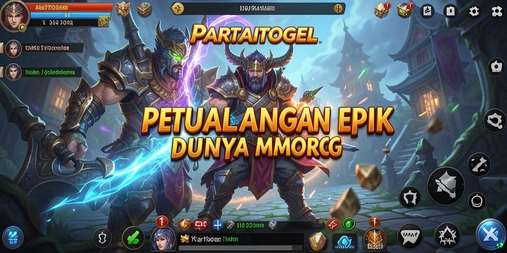 Tampilan gameplay seru dari PARTAITOGEL dalam dunia MMORPG.
