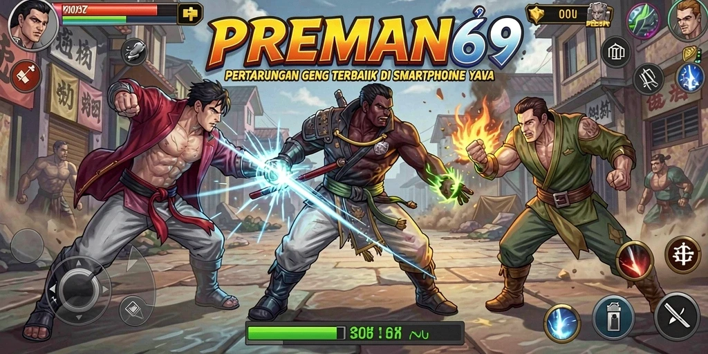 Gameplay seru dan menegangkan di PREMAN69 yang penuh pertarungan.