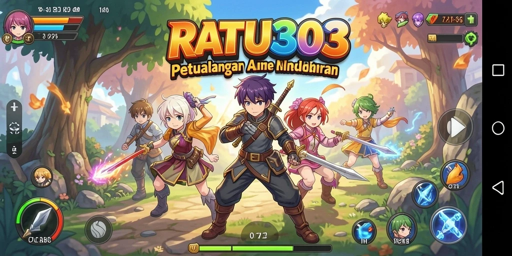 Tampilan gameplay menakjubkan dari RATU303 yang mendebarkan.