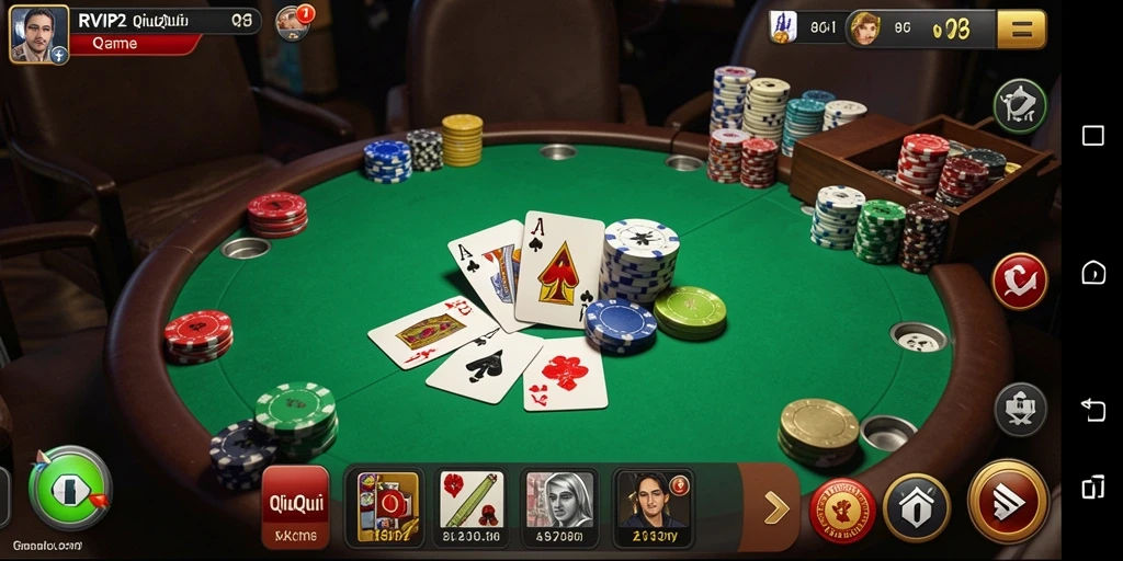 Gameplay seru di RVIP2 yang menunjukkan aksi QiuQiu.