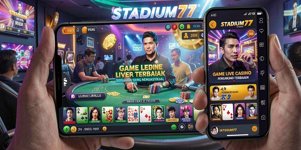 Gameplay Live Casino yang mengesankan di STADIUM77.