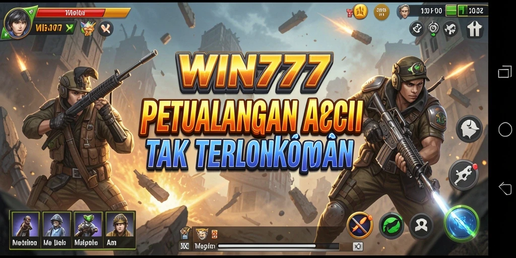 Tampilan gameplay WIN777 yang penuh aksi dan seru.